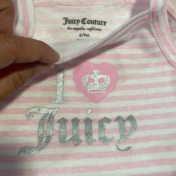 3 pack Juicy Couture onesies - Picture 8 of 15